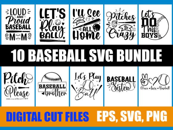 Baseball SVG Bundle: Graphics for Crafts & Brand Projects