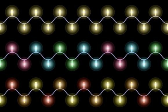 Christmas Lights Pattern Set