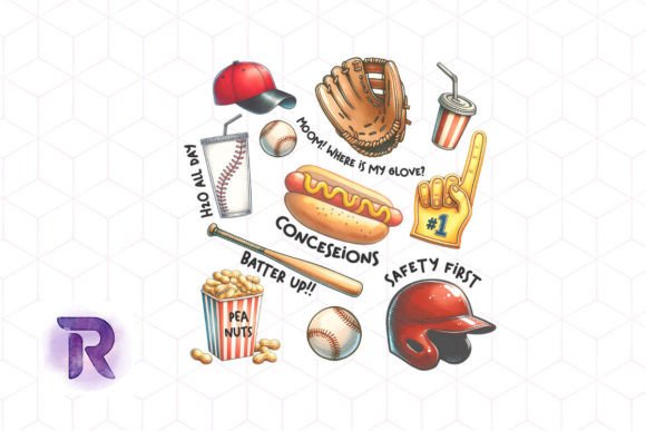 Funny Baseball Mama Peanuts PNG Graphics for Crafts