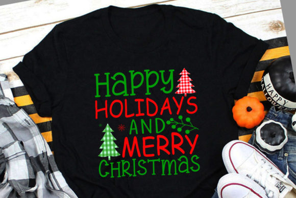 Happy Holidays & Merry Christmas SVG Graphics