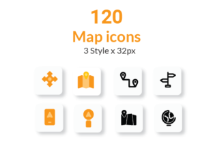 Map Icons: Clean, Scalable, and Surprisingly Embroidery-Friendly