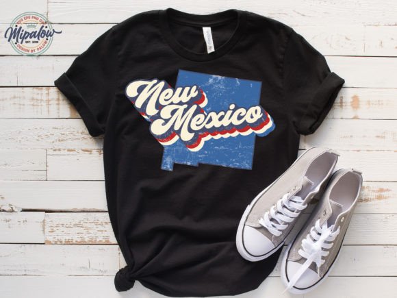 New Mexico State Vintage PNG Graphics for Crafts