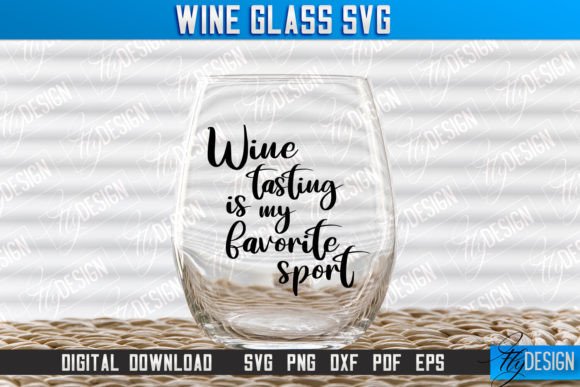 Wine Glass SVG Design Alcohol SVG V.1: Graphics for Crafts & Branding
